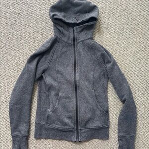 Lululemon Athletica Charcoal Hoodie Jacket